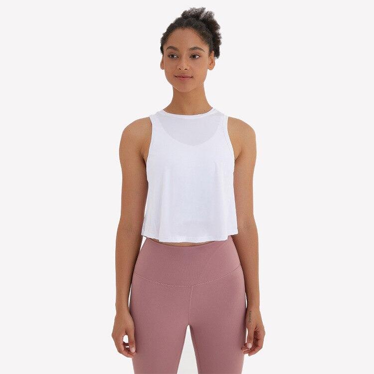 Débardeur Cotelé Yoga Blanc