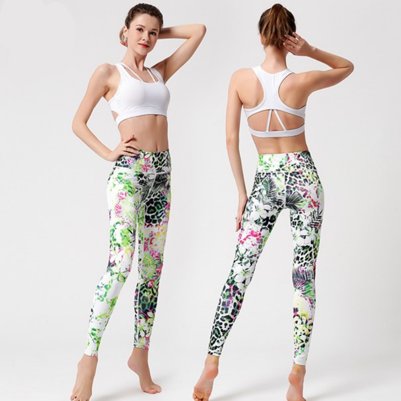 Legging Yoga Green Jungle