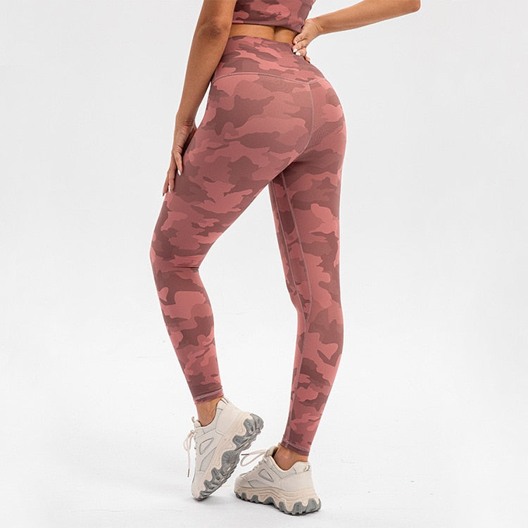 Legging Yoga Militaire - Rose / XS