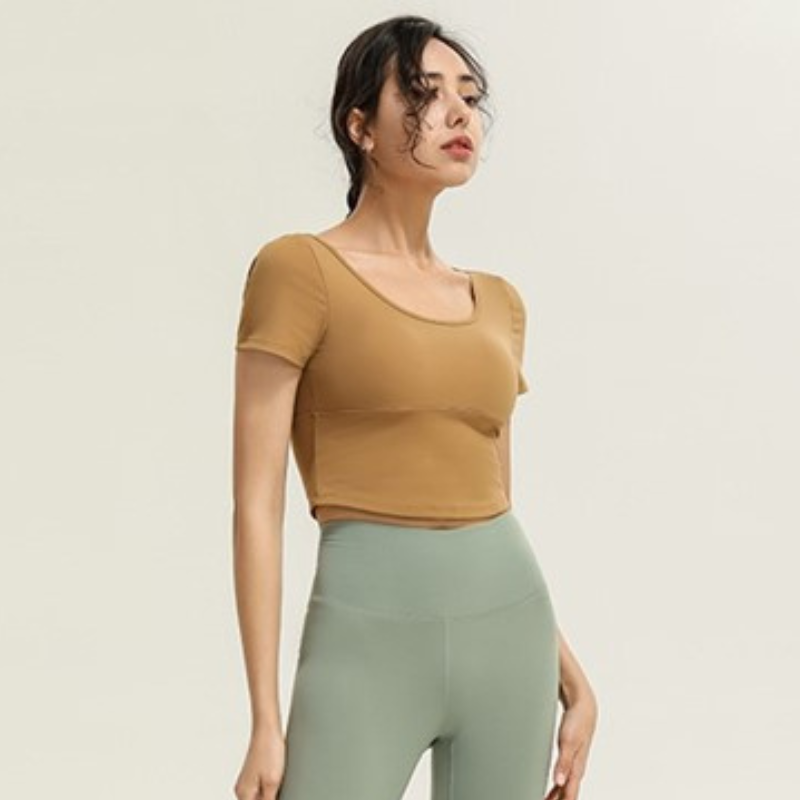 T-shirt Yoga Ajusté