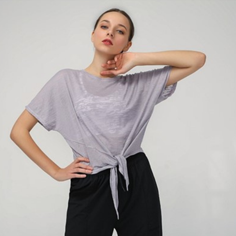 T-shirt Yoga Violet