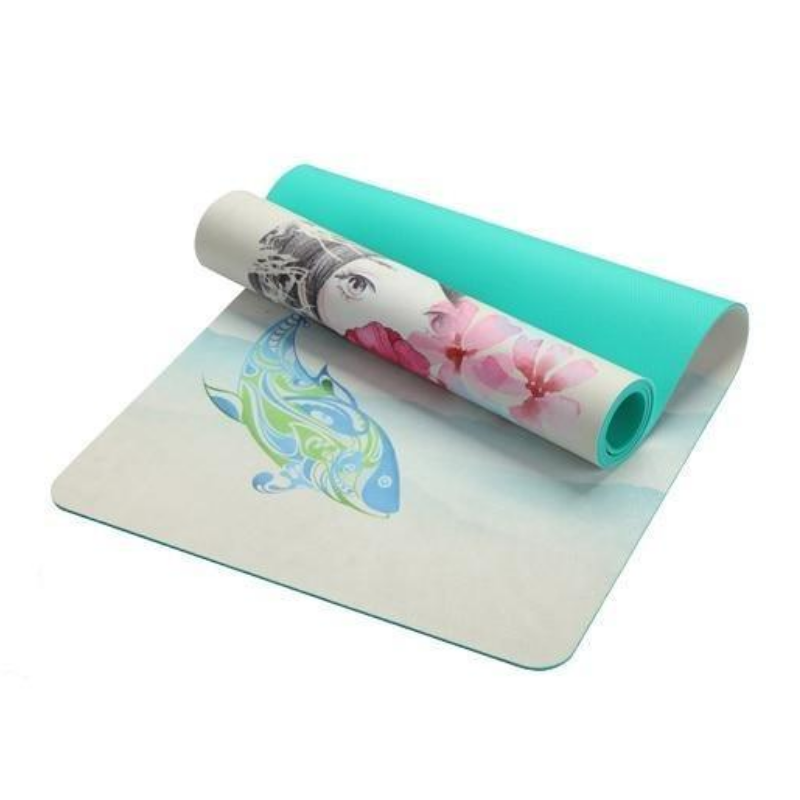 Tapis Yoga Antidérapant Geisha - Gris