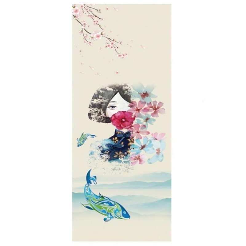 Tapis Yoga Antidérapant Geisha - Gris