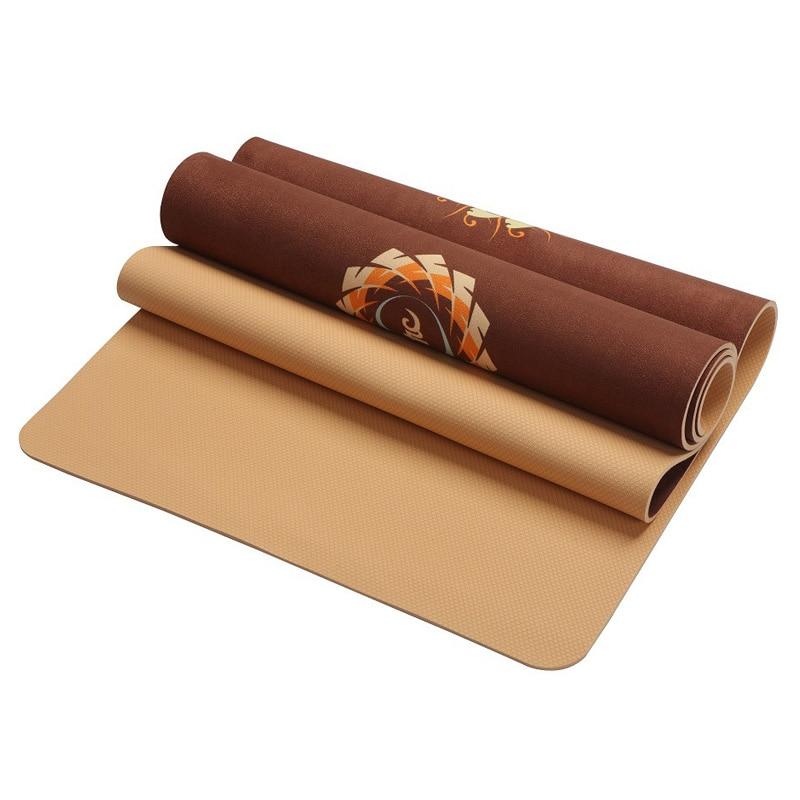 Tapis Yoga Chakra - marron