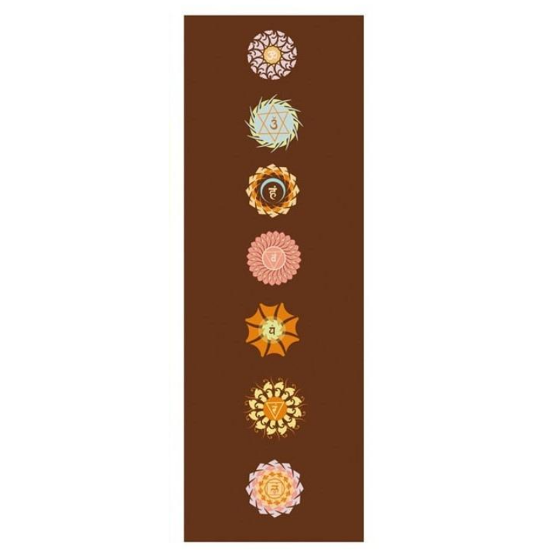 Tapis Yoga Chakra - marron