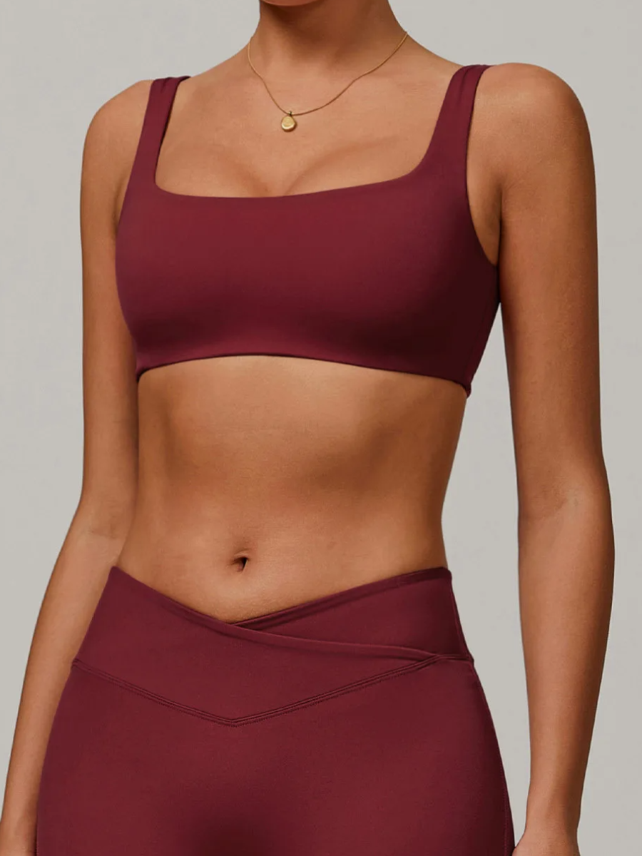 Brassière Sport Chic bordeaux / S