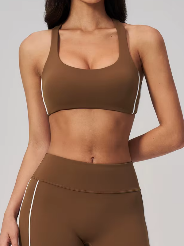 Brassière Sport Dos Nageur - marron / S