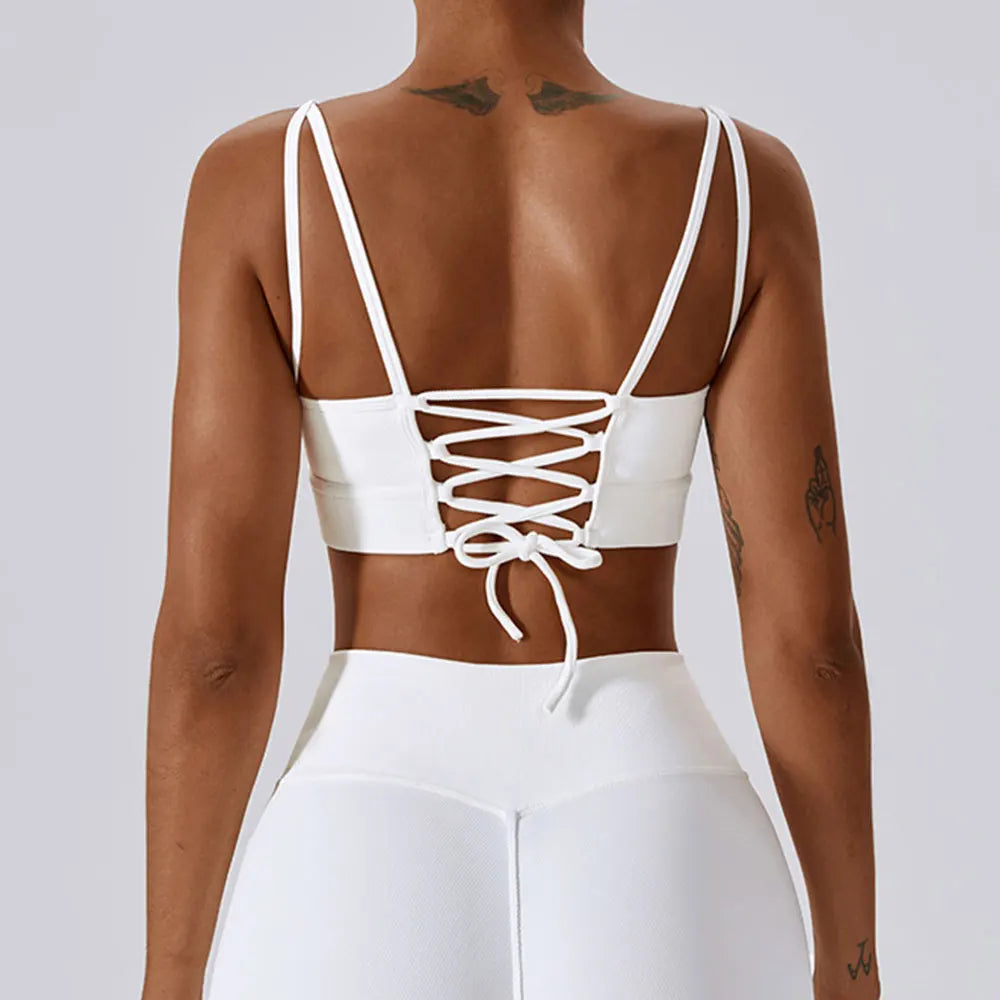 Brassière Yoga Anga - blanc / S