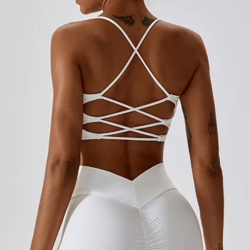 Brassière Yoga Ashrama - blanc / S