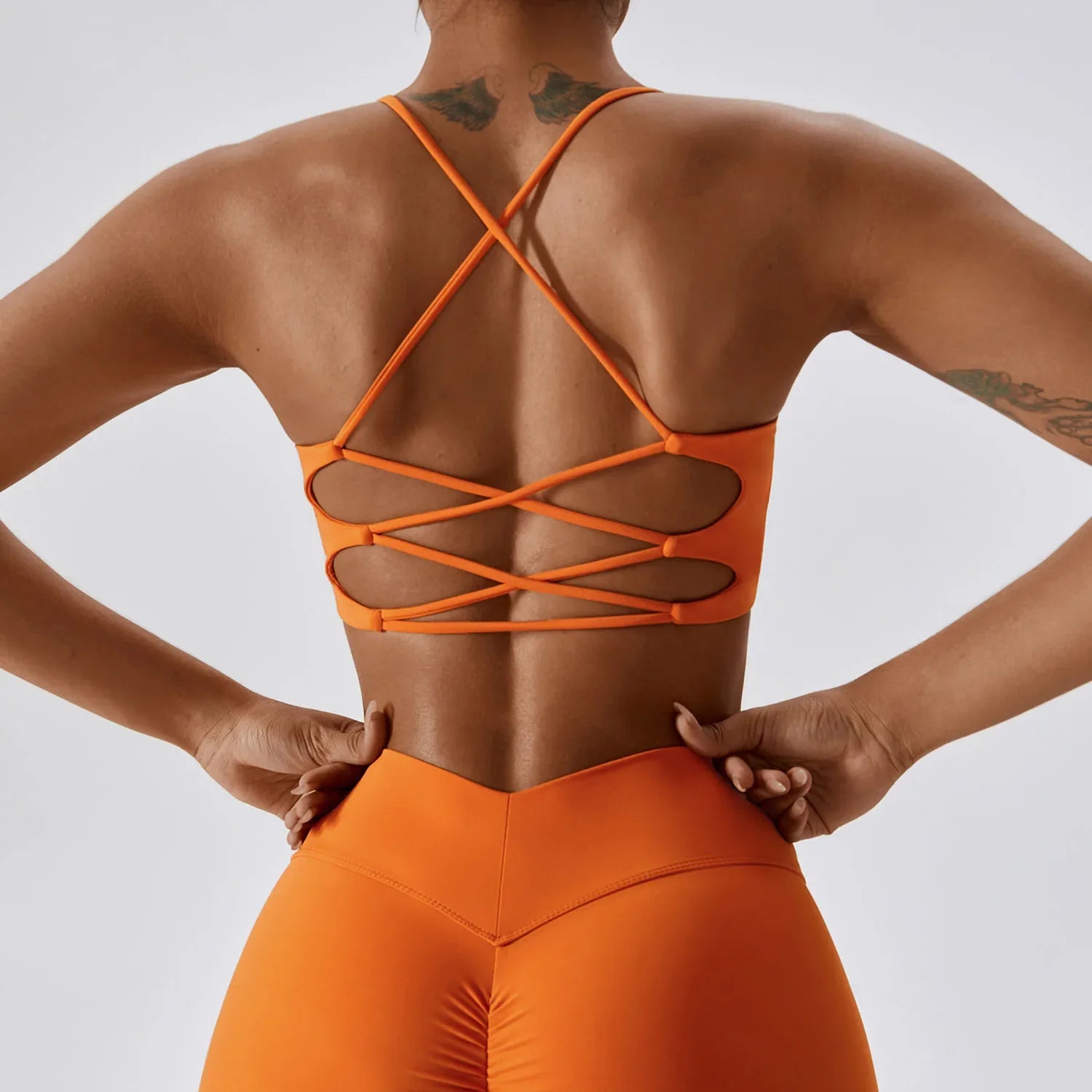 Brassière Yoga Ashrama - orange / S