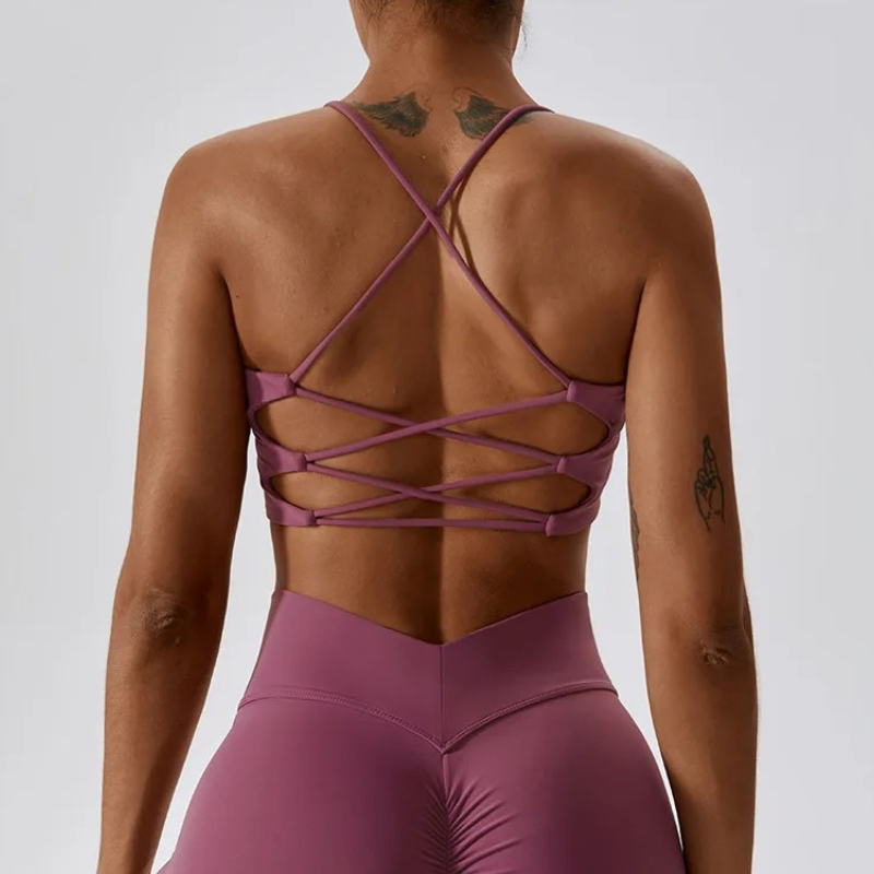 Brassière Yoga Ashrama - violet / S