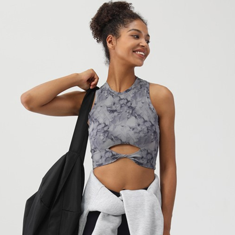 Brassière Yoga Chic - Gris / XS