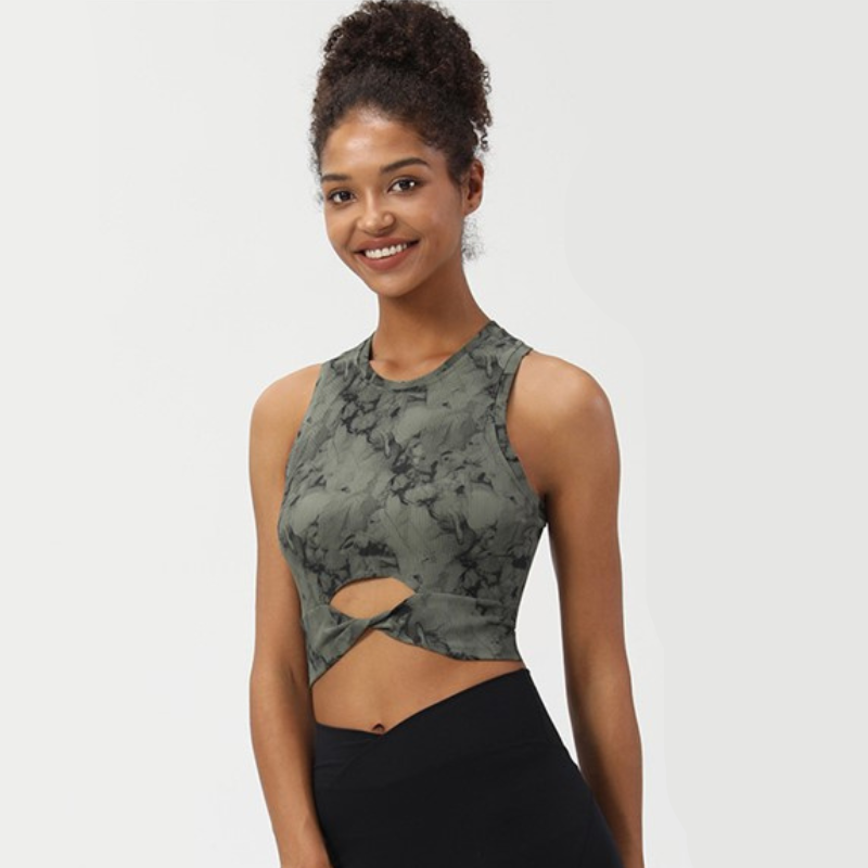 Brassière Yoga Chic - Vert / XS
