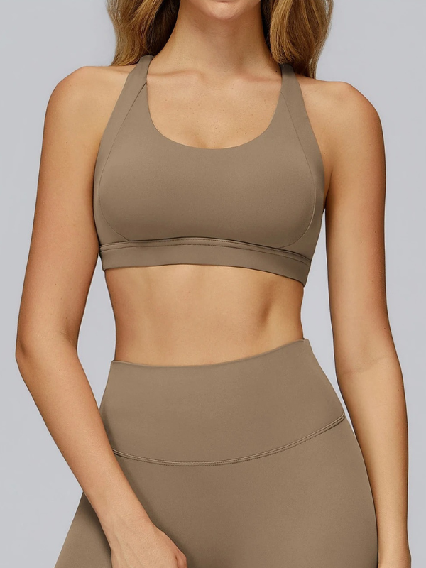 Brassière Yoga Croisée Elégante