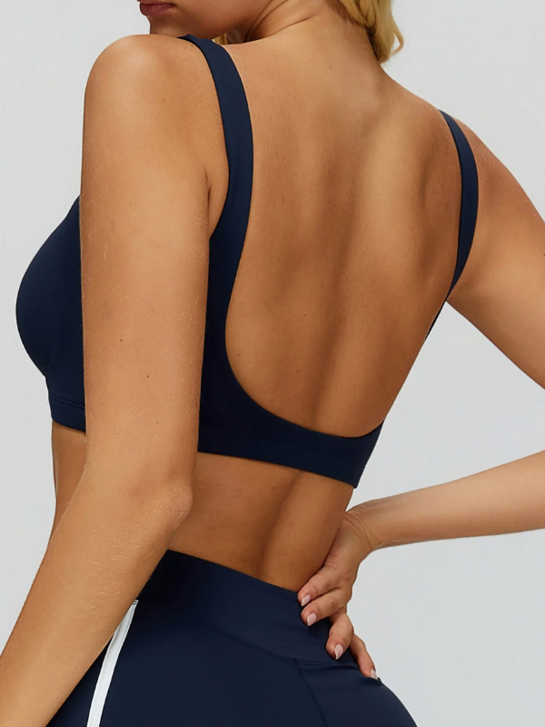 Brassière Yoga Décolleté Torsadé