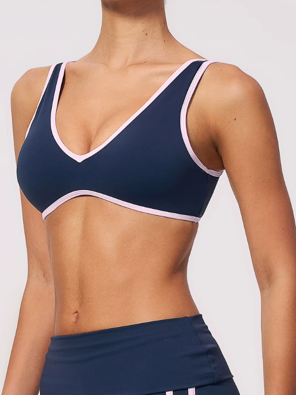 Brassière Yoga Décolleté V