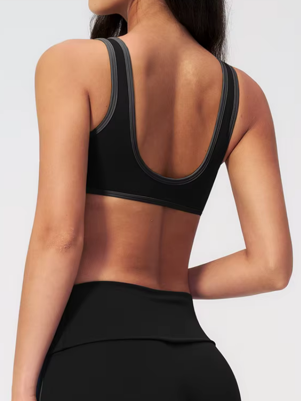Brassière Yoga Décolleté V