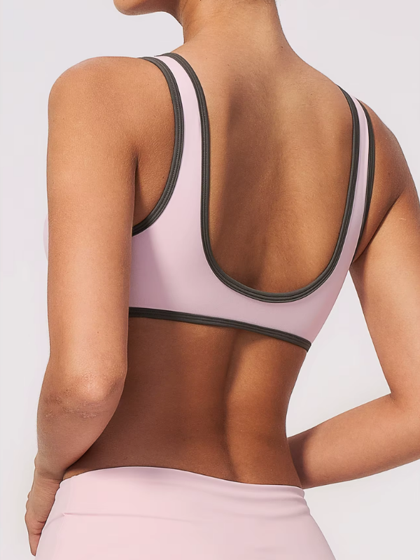 Brassière Yoga Décolleté V