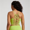 Brassière Yoga Dos Nu Croisé - vert clair / S