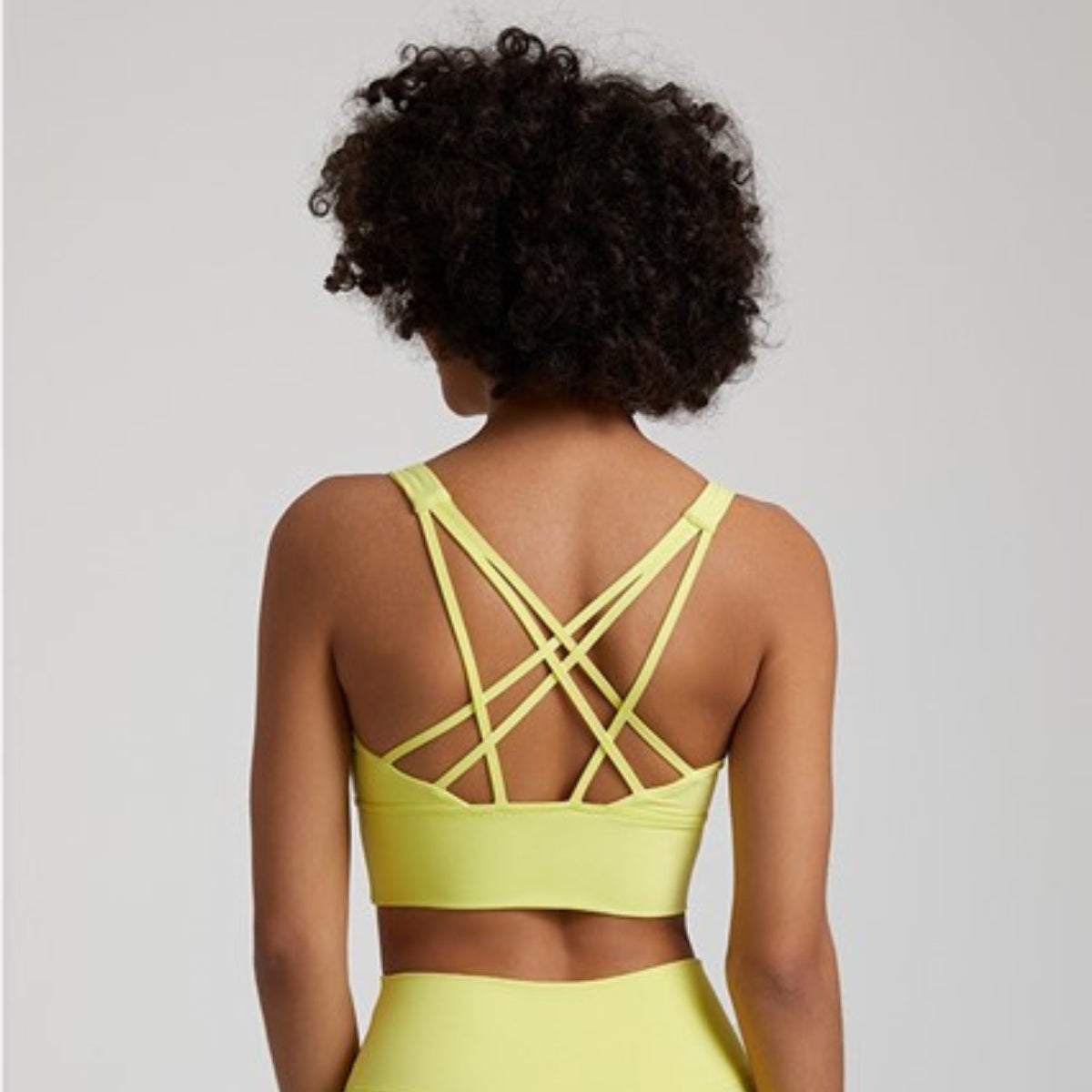 Brassière Yoga Flow - jaune / S