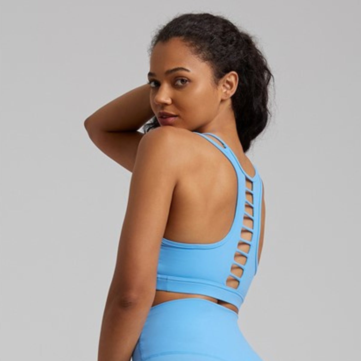 Brassière Yoga Satnam - bleu clair / S
