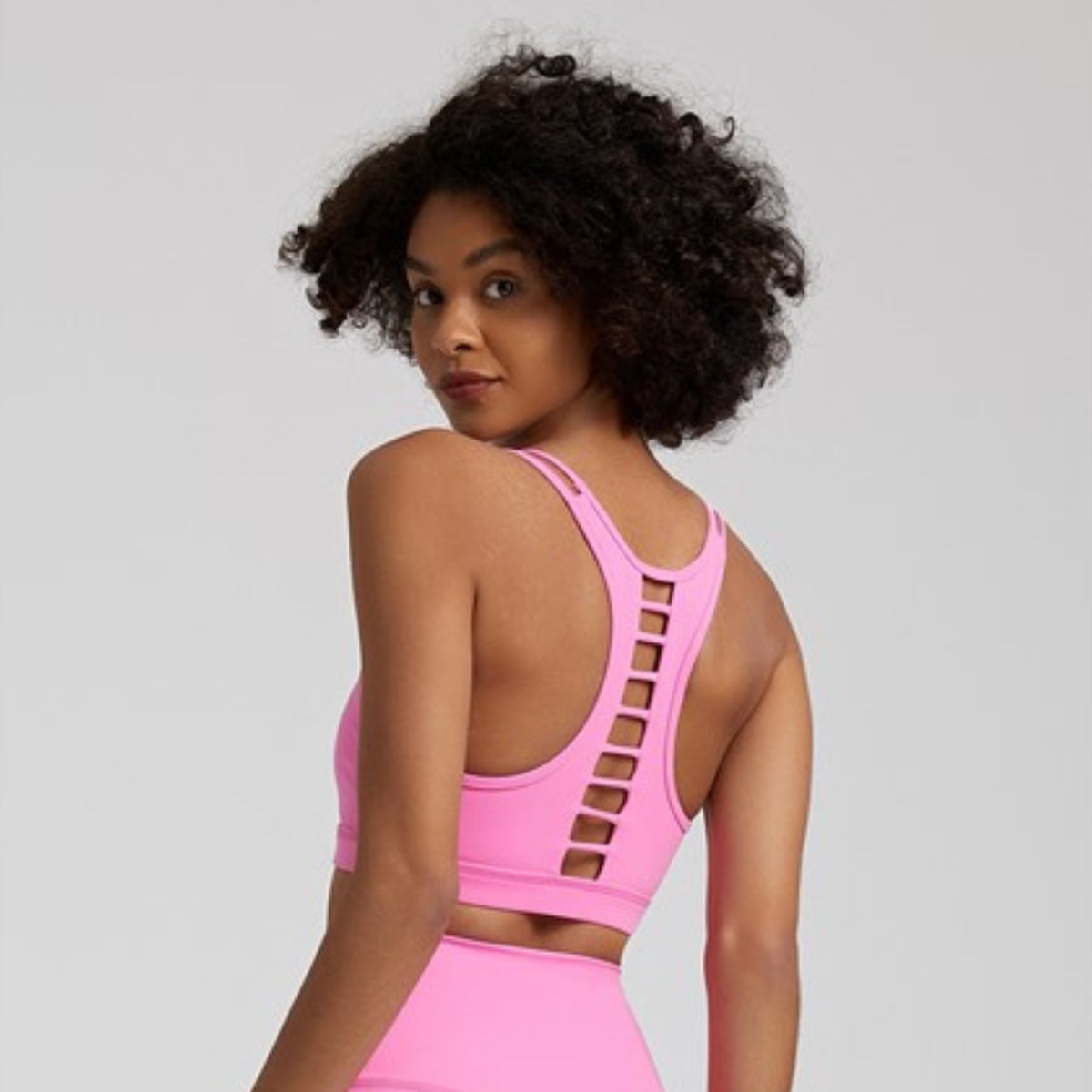 Brassière Yoga Satnam - rose / S