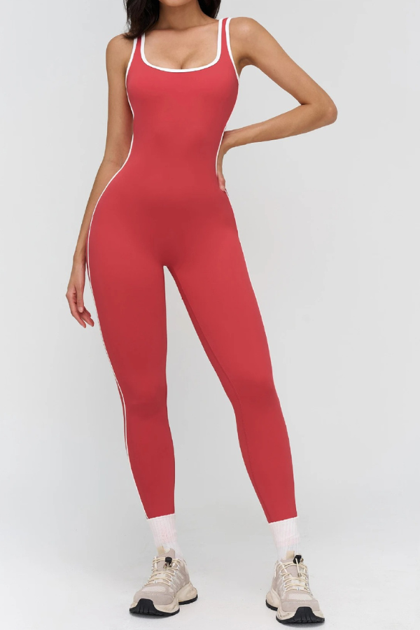 Combinaison Sport Dos Ouvert - rouge / S