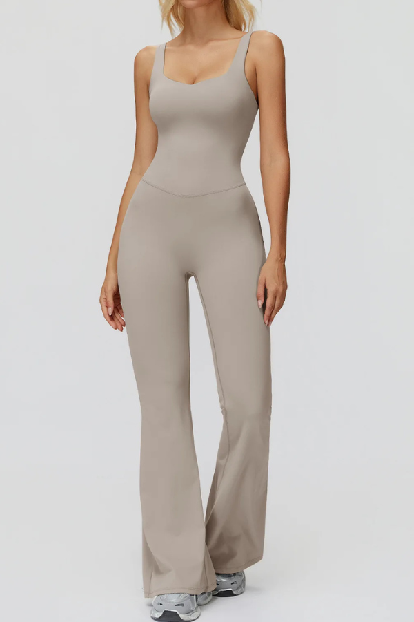 Combinaison Sport Elégante - gris clair / S