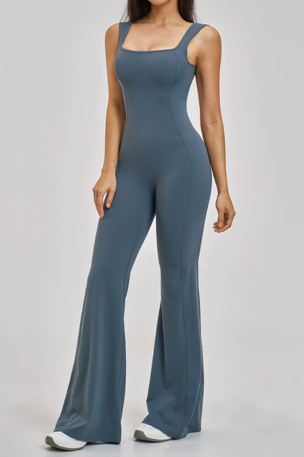Combinaison Yoga Chic - bleu ardoise / S