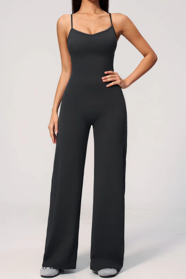 Combinaison Yoga Evasée - noir / S
