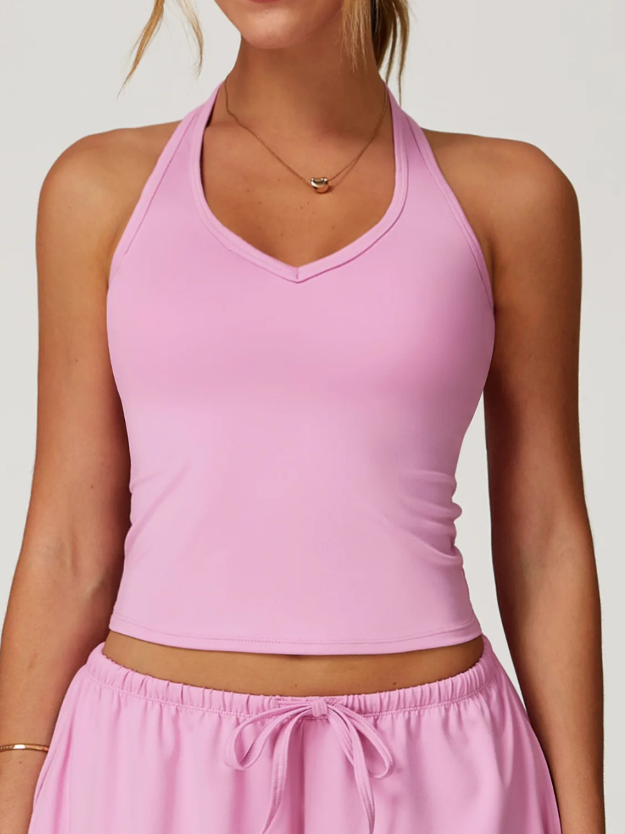 Débardeur Sport Dos Ouvert - rose clair / S