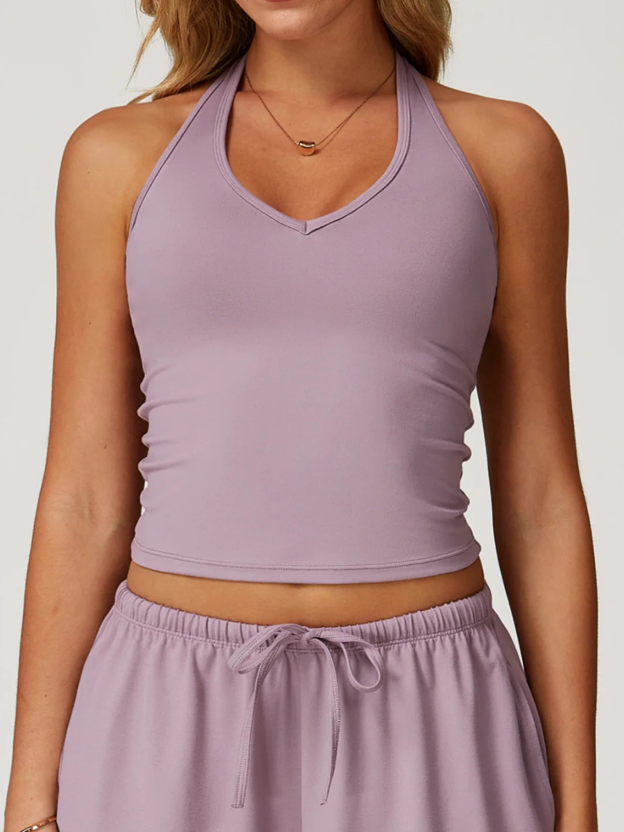 Débardeur Sport Dos Ouvert - violet clair / S