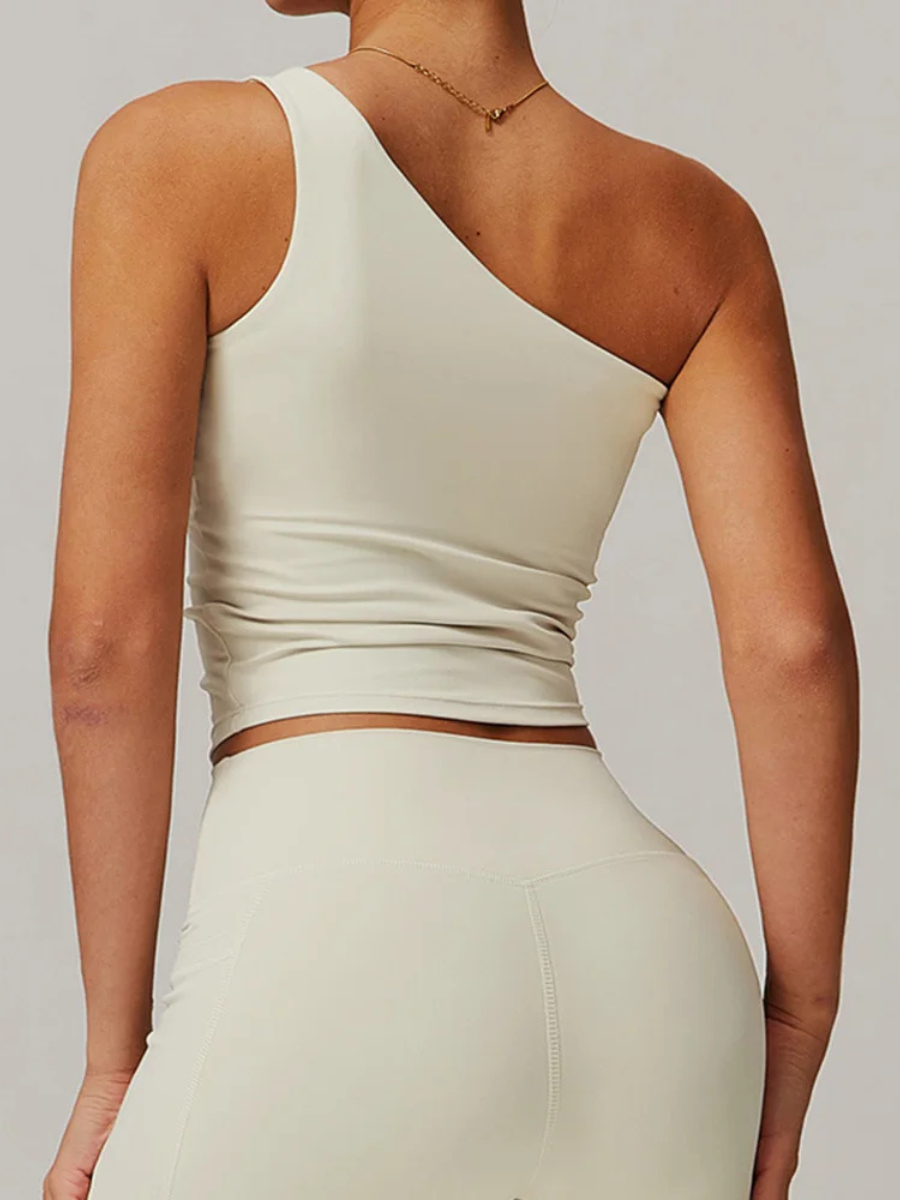Débardeur Femme épaules Dénudées Avec Volants à La Taille - 95% Polyester Léger - Pour Sorties Quotidiennes Et Soirées - 14