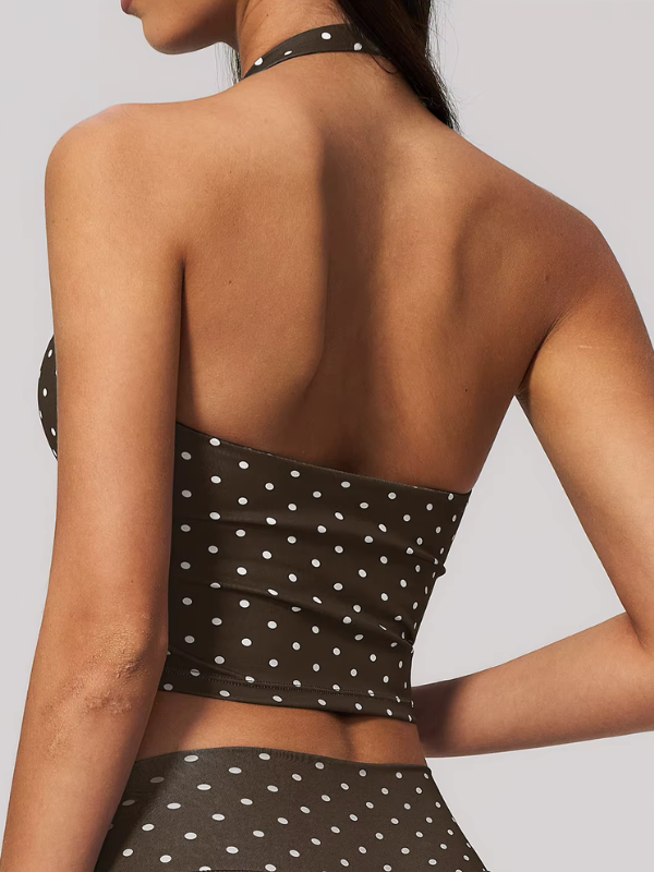 Débardeur Yoga à Pois