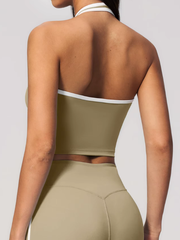 Débardeur Yoga Col Halter