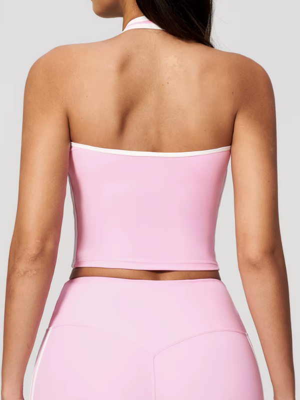 Débardeur Yoga Col Halter
