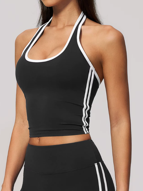 Débardeur Yoga Col Halter
