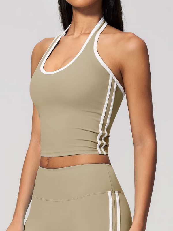 Débardeur Yoga Col Halter
