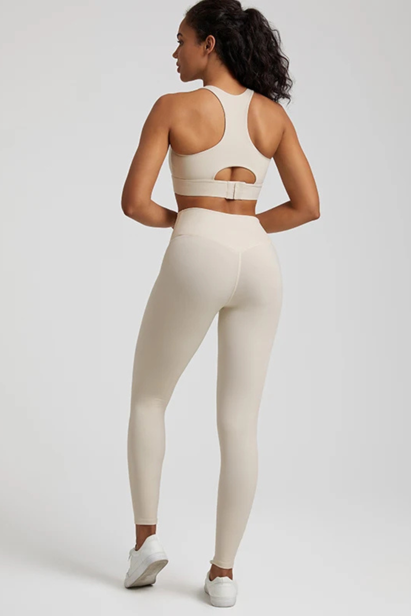 Ensemble Pilates Femme - beige / S