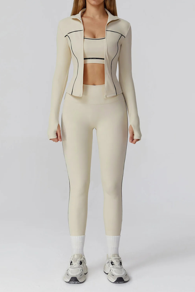 Ensemble Sport 3 Pièces - beige / S