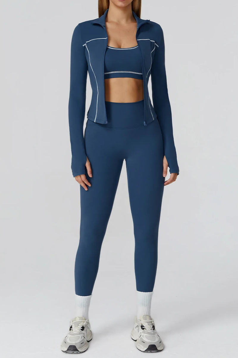 Ensemble Sport 3 Pièces - bleu / S