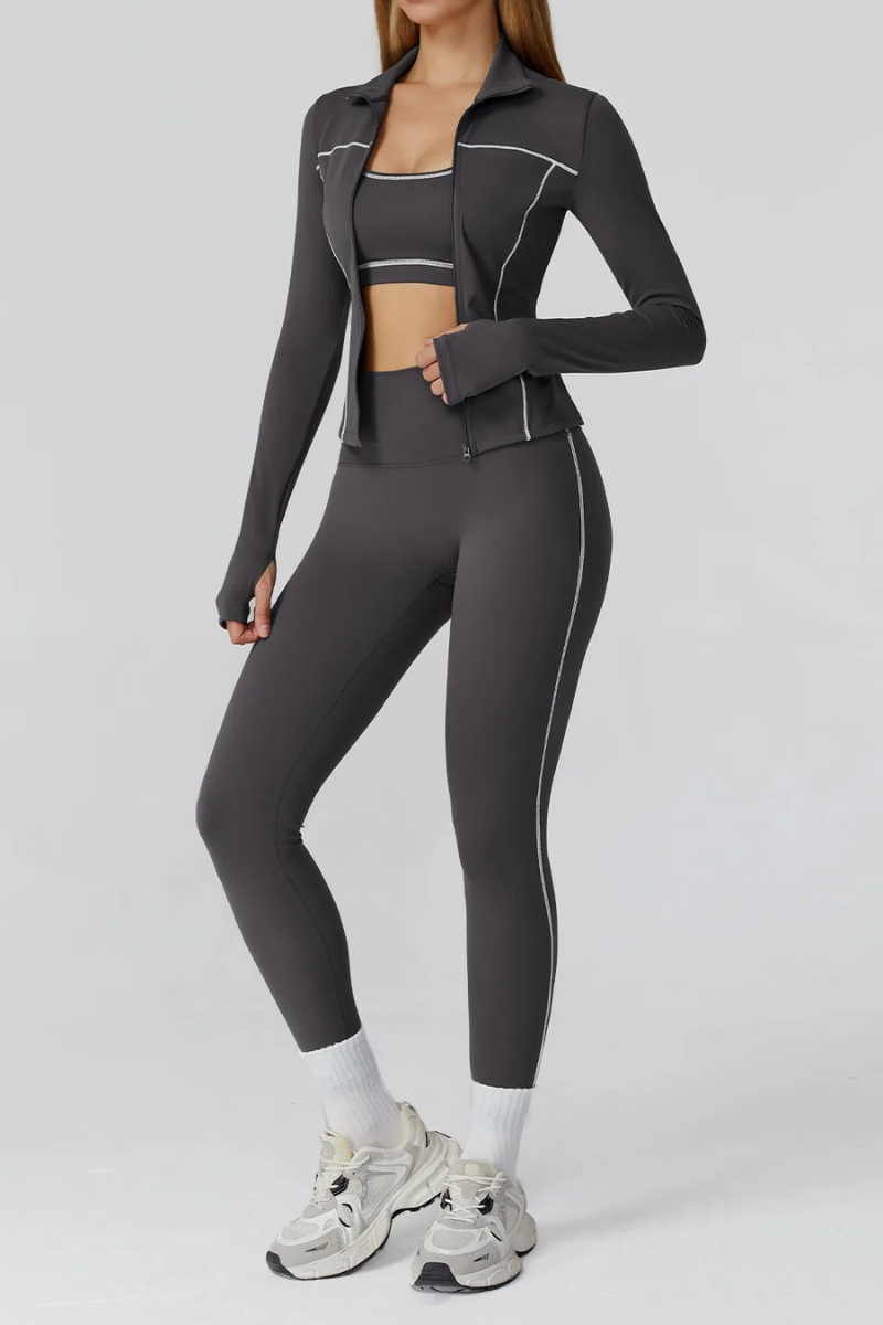 Ensemble Sport 3 Pièces - gris / S