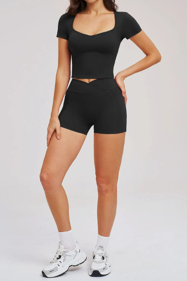 Ensemble Sport Cycliste Femme - noir / S