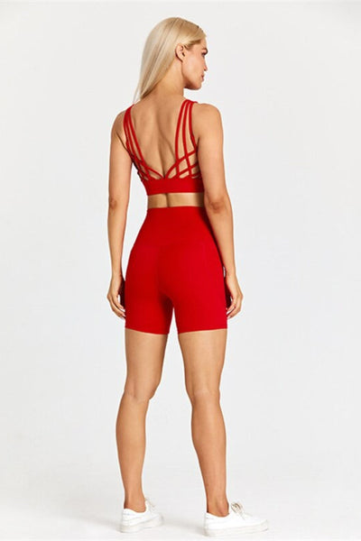 Ensemble Yoga Asana - Rouge / S