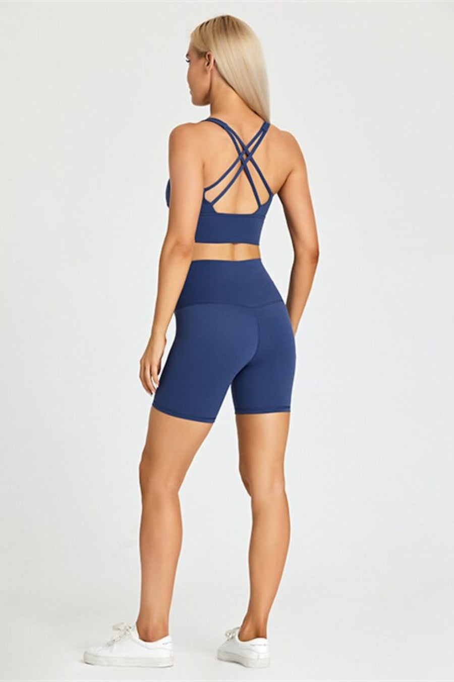 Ensemble Yoga Chaturanga - Bleu marine / S