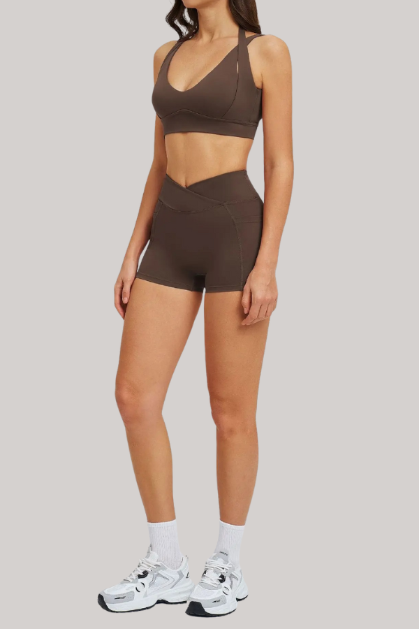 Ensemble Yoga Chic - marron / S