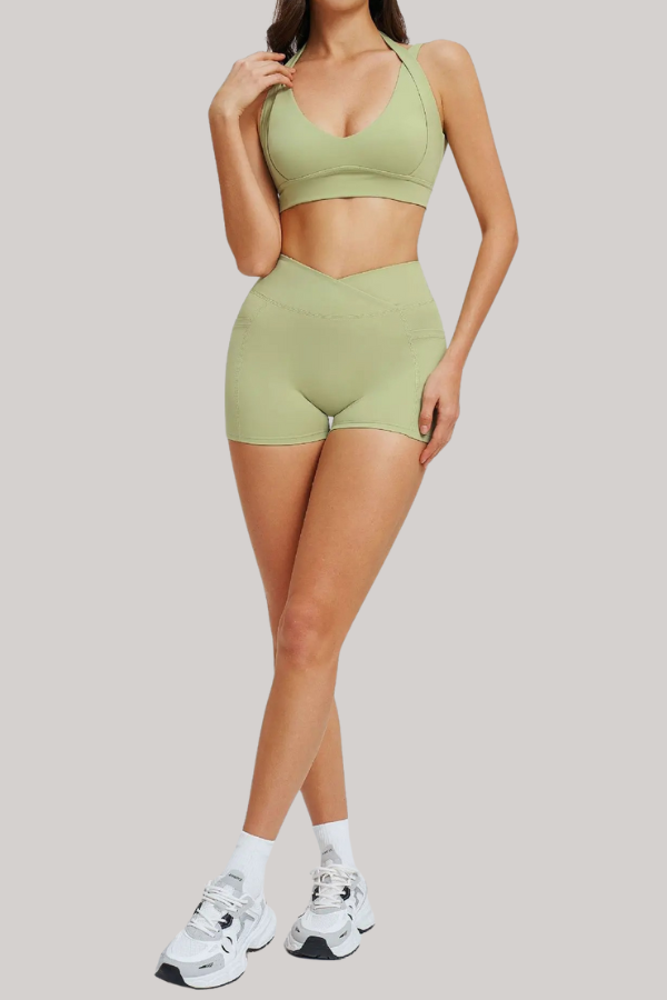 Ensemble Yoga Chic - vert clair / S