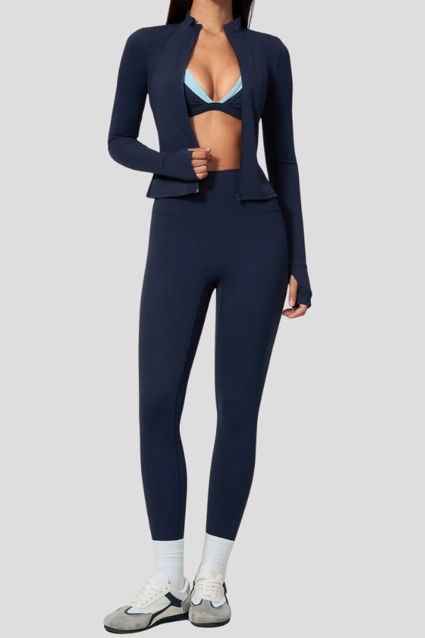 Ensemble Yoga Complet - bleu marine / S