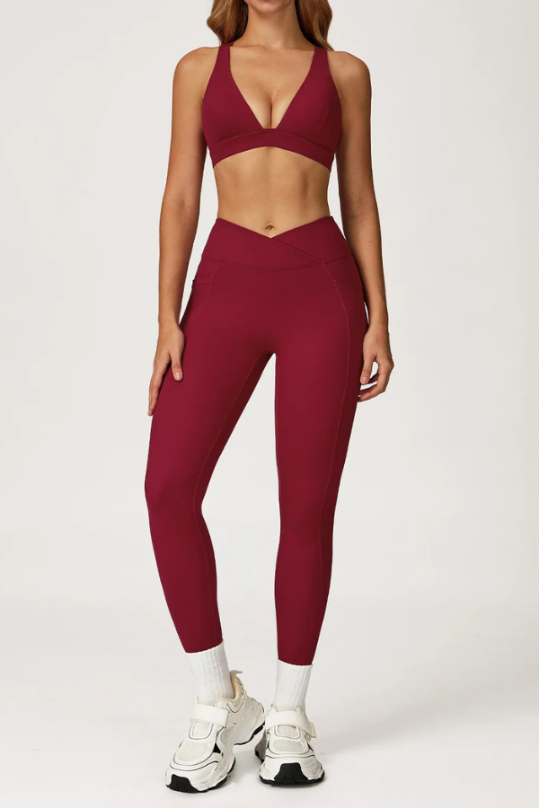 Ensemble Yoga Dos Croisé