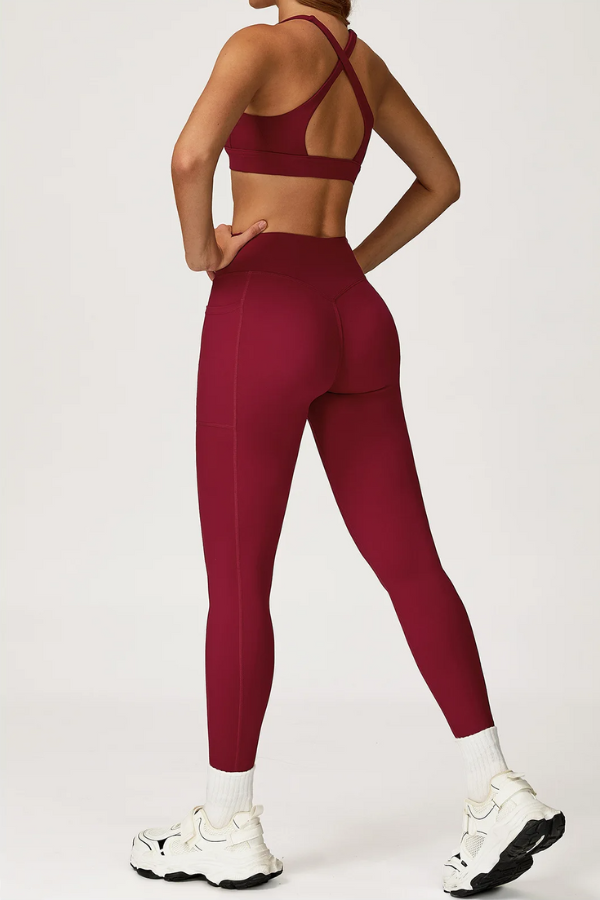 Ensemble Yoga Dos Croisé